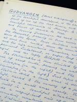 The Fjords of Norway (1937 handwritten guide)