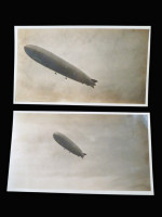 Five original photographs of Airship Graf Zeppelin, 1932